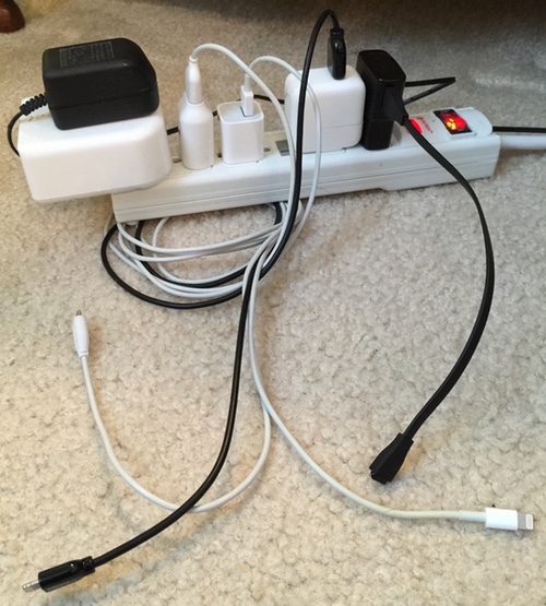 Powerstrip with all the wall warts